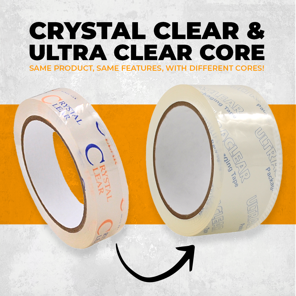 Crystal Clear Carton Sealing Tape | CST26CC (2.7 to 3.6 Mil)