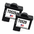 U.S. Remanufactured for Dell Series 1 T0529 Black Ink Cartridges Twin Pack