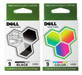 New, Pre-Owned - Dell Series 9 MK992 Black / MK993 Color Ink Cartridges Combo Pack