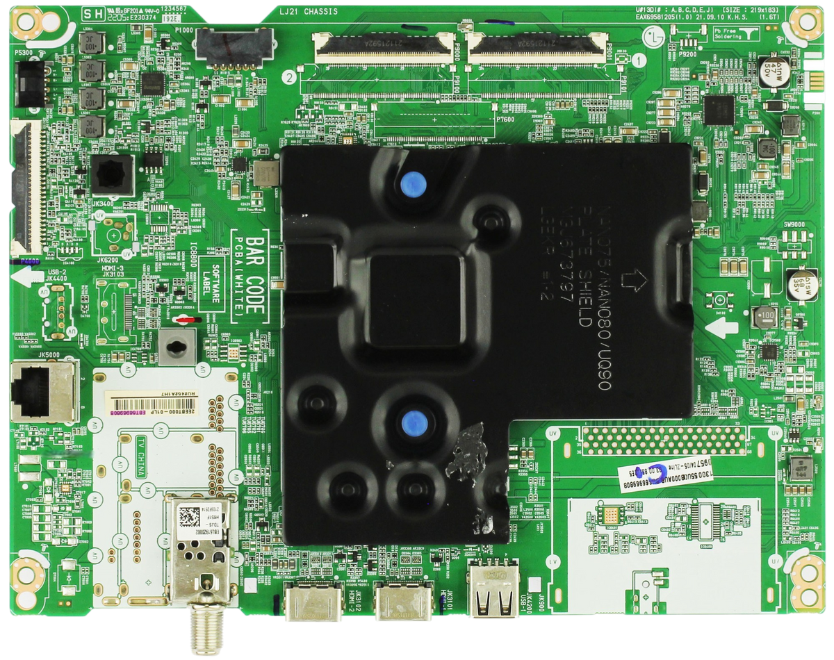 EBT66969808 LG Main Board, EAX69581205 (1.0), 55UQ8000AUB