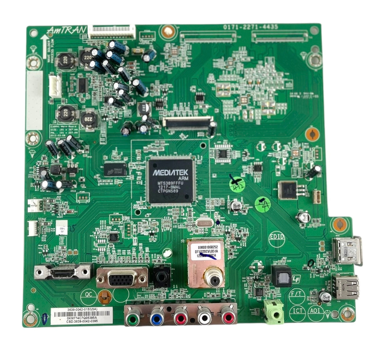 Vizio 3639-0042-0150 (0171-2271-4435) Main Board for E390VL