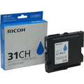 New, Pre-Owned - Ricoh GC31CH High Yield Cyan Inkjet Cartridge