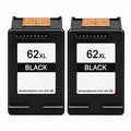 U.S. Remanufactured for HP 62XL (C2P05AN) Black Twin Pack Ink Cartridges