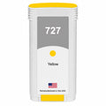 U.S. Remanufactured for HP 727 130ml (B3P21A) Yellow Ink Cartridges