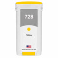 U.S. Remanufactured for HP 728 130ml (F9J65A) Yellow Ink Cartridges