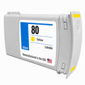 U.S. Remanufactured Ink Cartridge for HP 80 350mL (C4848A) Yellow