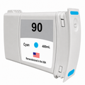 U.S. Remanufactured Ink Cartridge for HP 90 400mL (C5061A) Cyan