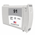 U.S. Remanufactured for HP 91 775mL (C9466A) Light Gray Ink Cartridge