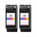 U.S. Remanufactured for HP 23 (C1823D) Color Twin Pack Ink Cartridges