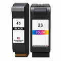 U.S. Remanufactured for HP 45 Black / 23 Color Combo Pack Ink Cartridges