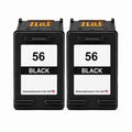 U.S. Remanufactured for HP 56 (C6656AN) Black Twin Pack Ink Cartridge