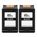 U.S. Remanufactured for HP 65XL (N9K04AN) Black Twin Pack Ink Cartridges