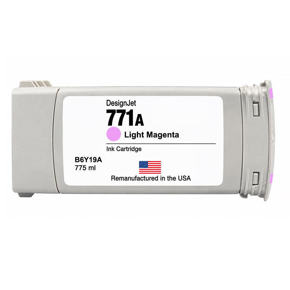U.S. Remanufactured for HP 771 775ml (B6Y19A) Light Magenta Ink Cartridge