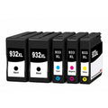 U.S. Remanufactured for HP 932XL 2 Black / 933XL 3 Color 5-pack Ink Cartridges