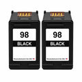 U.S. Remanufactured for HP 98 (C9364WN) Black Twin Pack Ink Cartridges