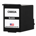 U.S. Remanufactured for HP C6602A Black Ink Cartridge