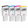 U.S. Remanufactured for HP 728XL 300mL 4-Pack Ink Cartridges