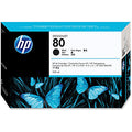New, Pre-Owned - HP 80 (C4871A) Black Ink Cartridge