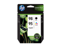 New, Pre-Owned - HP 98/95 Standard Yield Black & Color Ink Cartridge, CB327FN