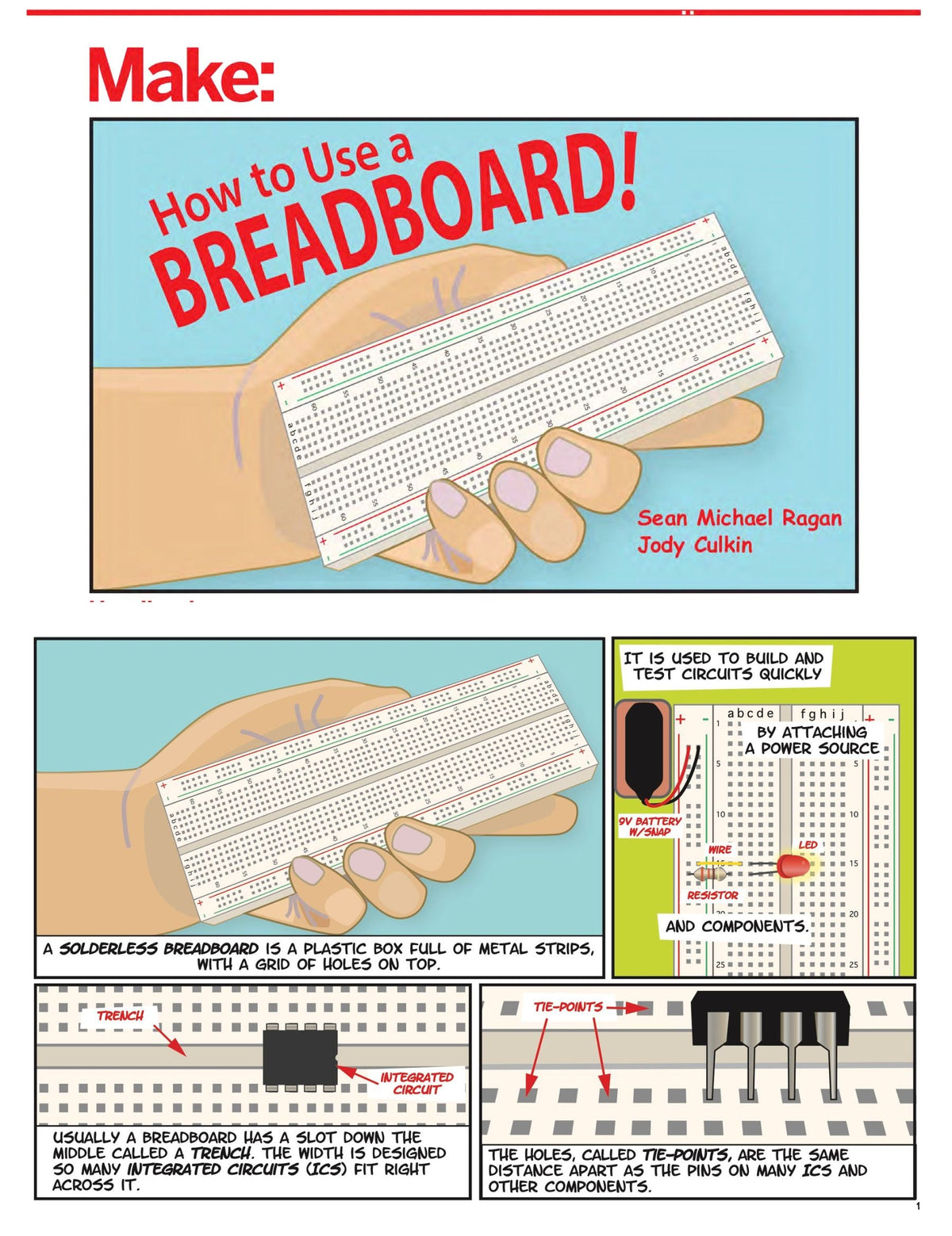 Make: How To Use a Breadboard
