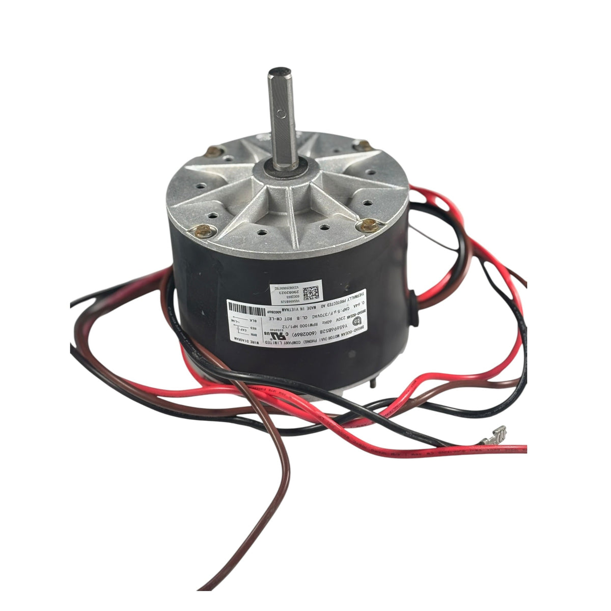 Broad-Ocean Y6S696B528 Condenser Fan Motor 230v 60Hz RPM1000 HP 1/12hp