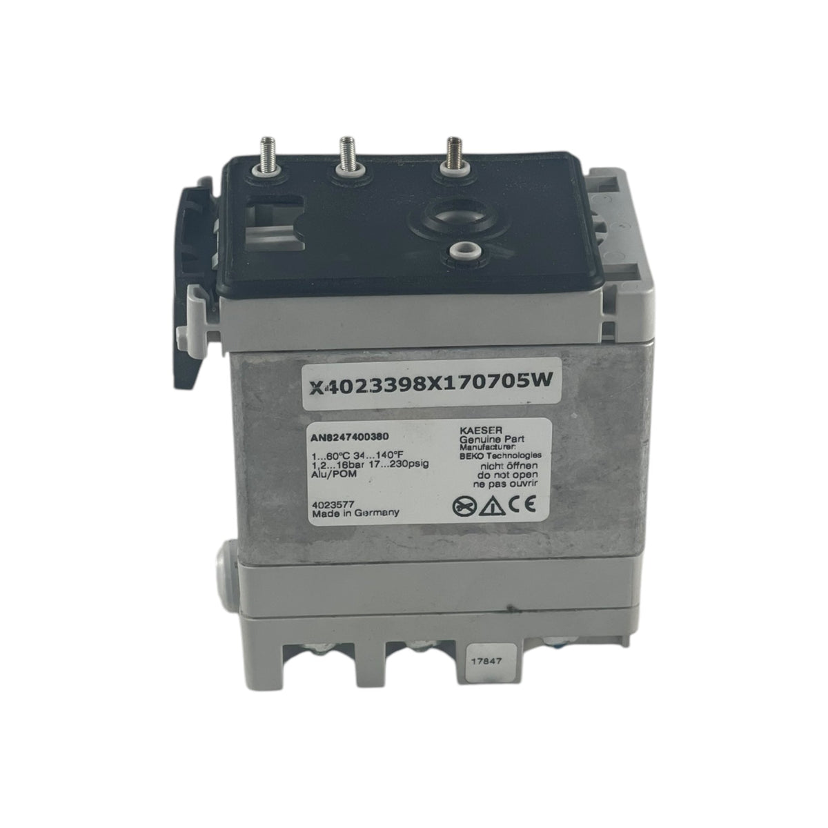 Kaeser AN8247400380 Air Dryer Drain / Air Compressor Parts (NEW Open Box)