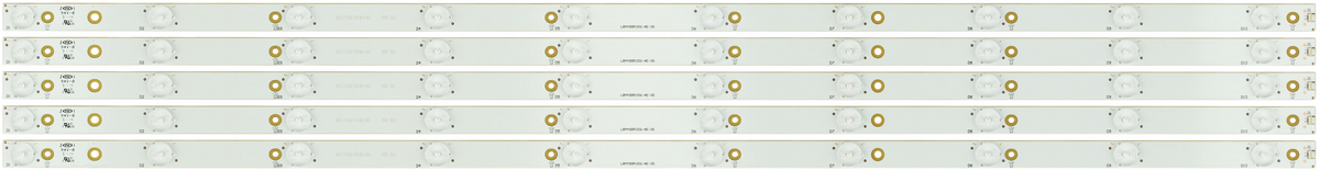 Vizio LBM430P1001-AE-3S LED Backlight Strips (5) (NEW) D43-C1 D43N-E1 D43-D1