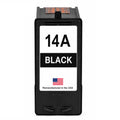 U.S. Remanufactured for Lexmark #14A 18C2090 Black Ink Cartridge