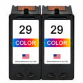 U.S. Remanufactured for Lexmark #29 18C1429 Color Ink Cartridge Twin Pack