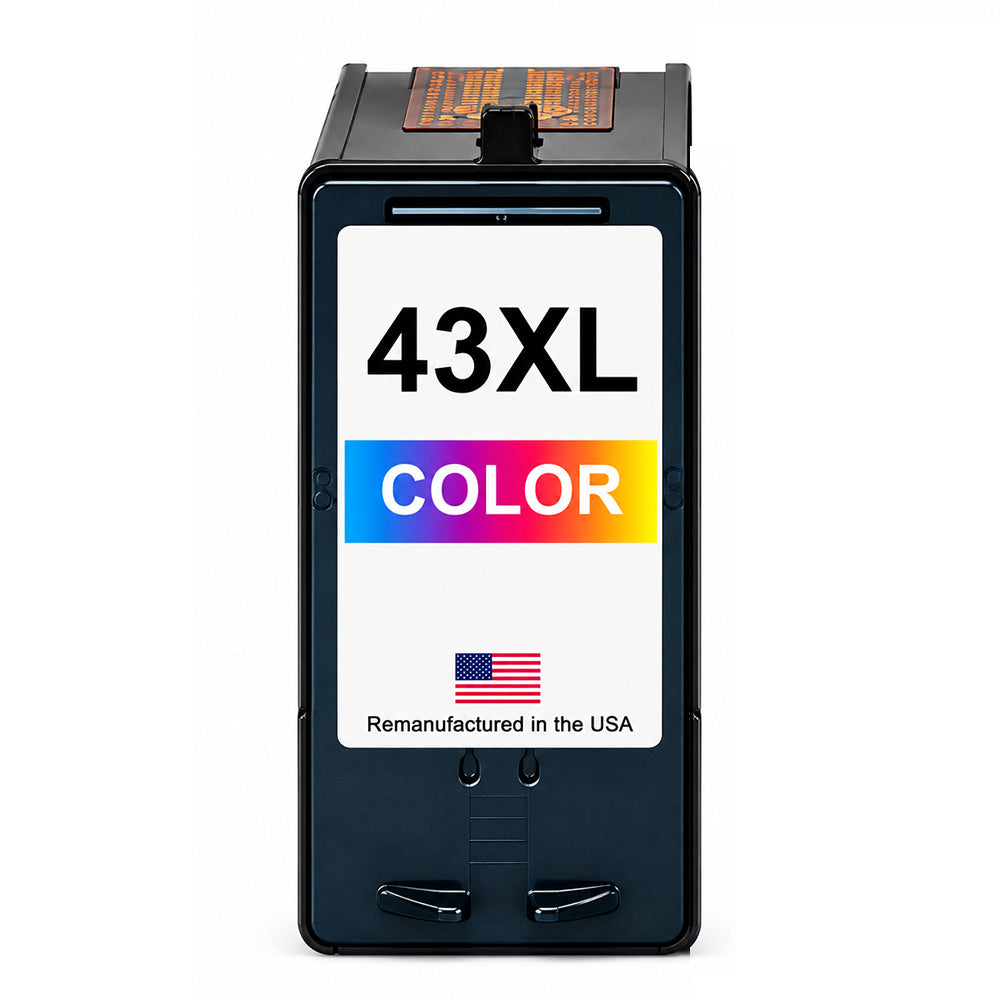 U.S. Remanufactured for Lexmark #43XL 18Y0143 Color Ink Cartridge High Yield