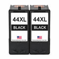 U.S. Remanufactured for Lexmark #44XL 18Y0144 Black Ink Cartridge High Yield Twin Pack