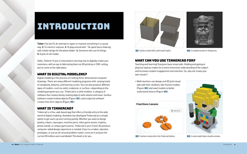 Make: The Complete Guide to Tinkercad - Print