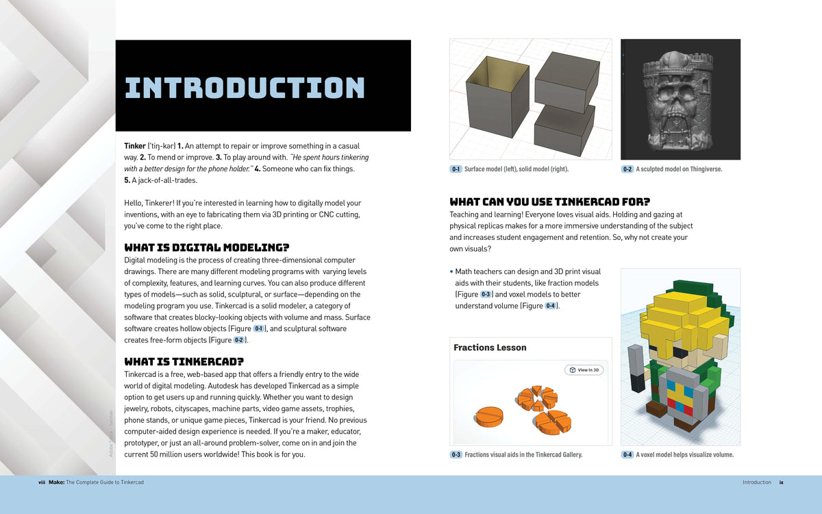 Make: The Complete Guide to Tinkercad - Print