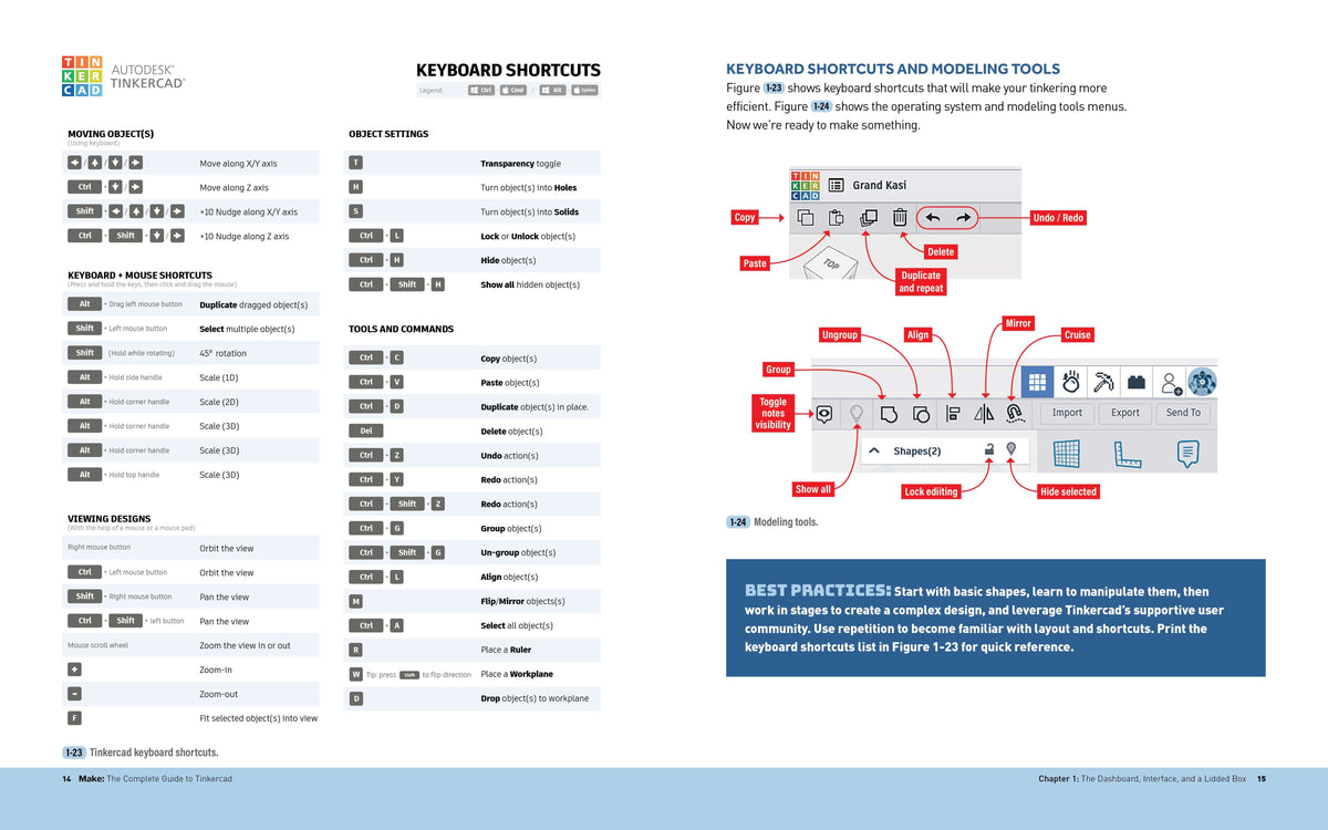 Make: The Complete Guide to Tinkercad - Print