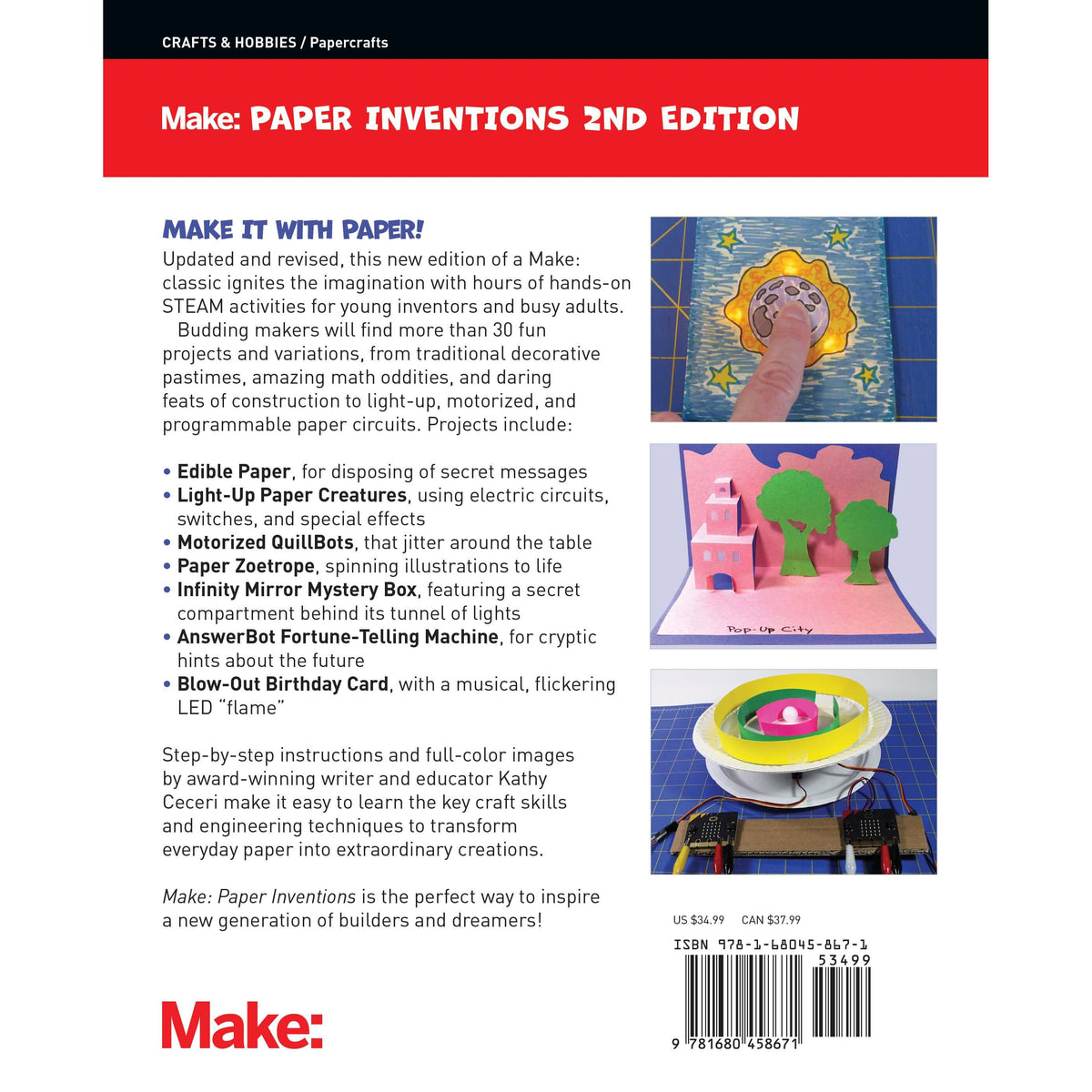 Make: Paper Inventions, 2nd Edition