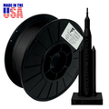Matte Black AF PLA+ 3D Printer Filament, 1.75 mm Diameter Made in the USA!
