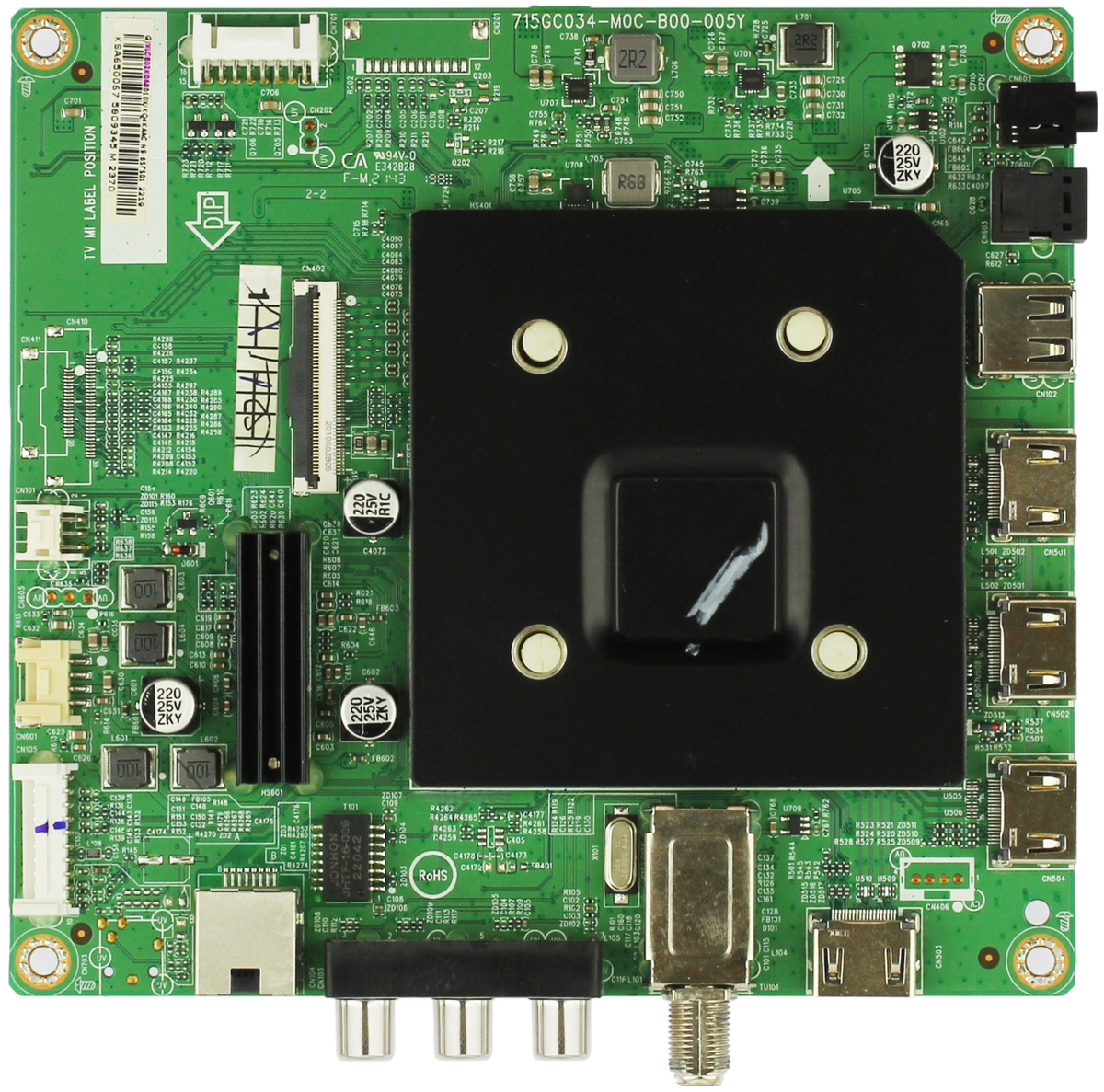 756TXLCB02K068 Insignia Main Board, (G)XLCB02K068010X, 756TXLCB02K068010X, 715GC034-M00-B00-005Y, NS-65F501NA22