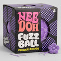 Schylling Nee-Doh Fuzz Ball Flower Power Purple Fuzzball