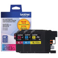 New, Pre-Owned - Brother LC103 High Yield Tri-Color Ink Cartridge-Pack-3