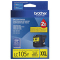 New, Pre-Owned - Brother LC105XXL Yellow Ink Cartridge