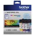 New, Pre-Owned - Brother LC3037XXL Extra High Yield Tri-Color Ink Cartridge-Pack-3