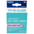 New, Pre-owned, Original Brother P-touch TZe-MPPD31 Embellish Black on Pink and blue Assortment Tape