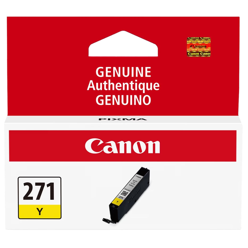 New, Pre-Owned - Canon CLI-271 Standard Yield Yellow Ink Cartridge