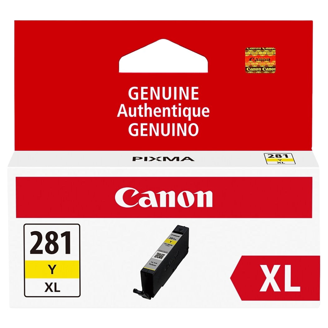 New, Pre-Owned - Canon CLI-281XL High Yield Yellow Ink Cartridge