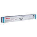 New, Pre-Owned - Canon GPR-36 Cyan Toner Cartridge, 3783B003AA