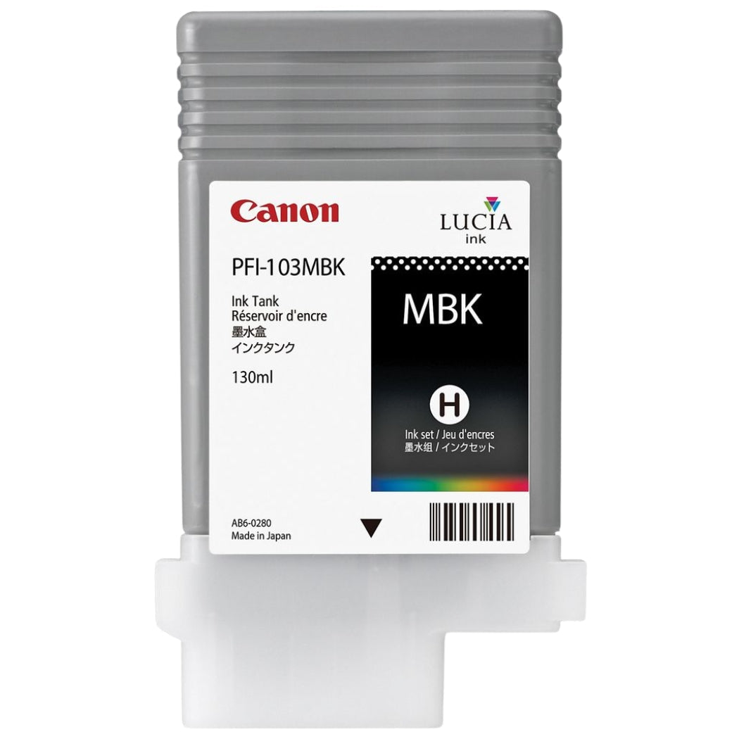 New, Pre-Owned - Canon PFI-103 Matte Black Ink Cartridge