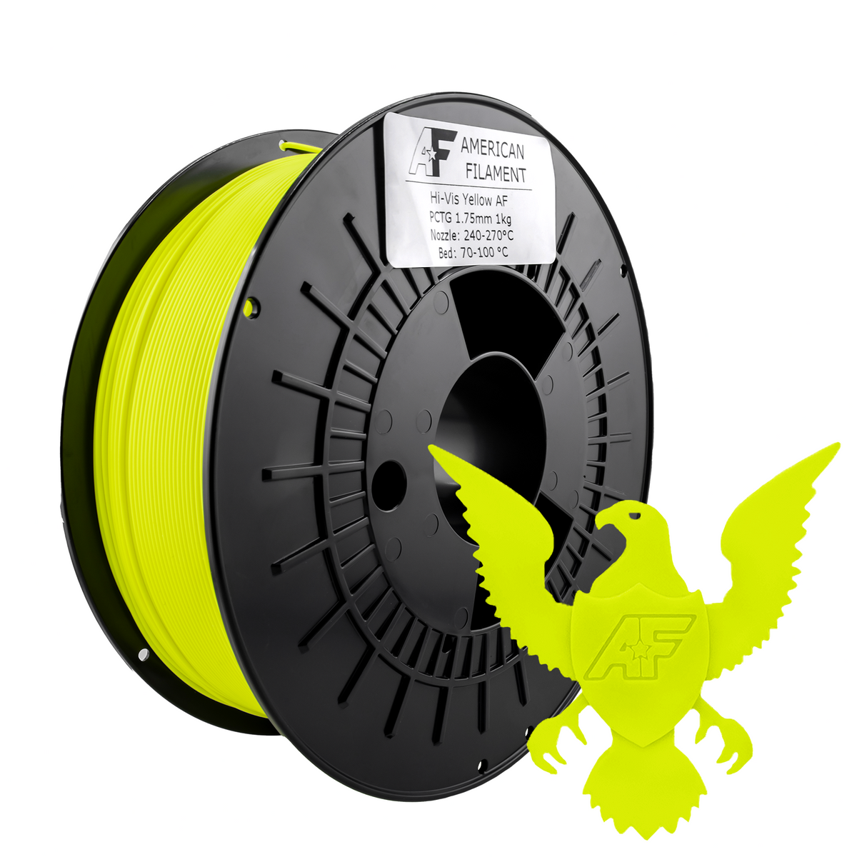 Hi-Vis Yellow AF 1.75mm PCTG Filament