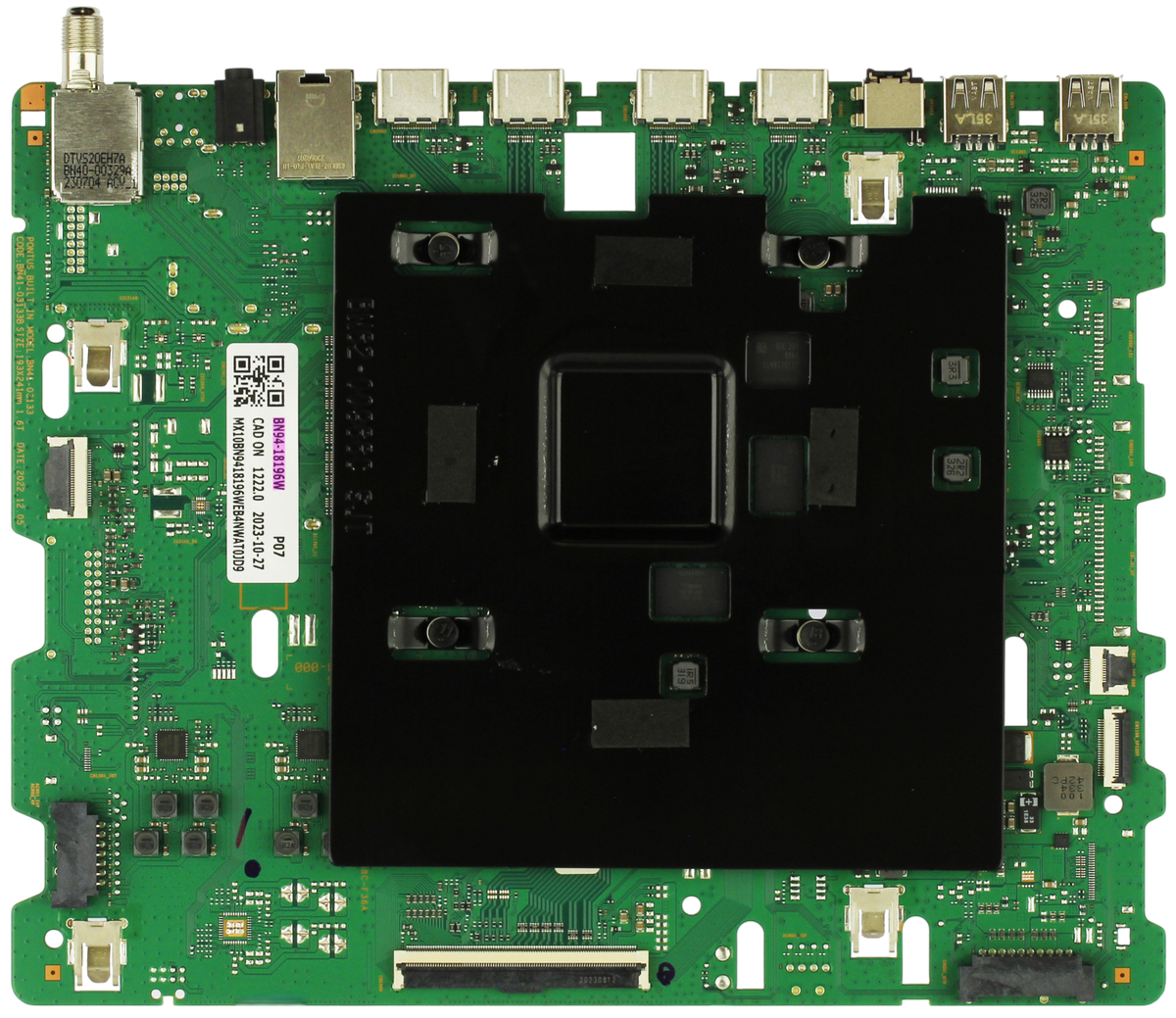 BN94-18196W Samsung Main Board, BN97-20797S, BN41-03133B, QN75Q80CAF, QN75Q80CAFXZA