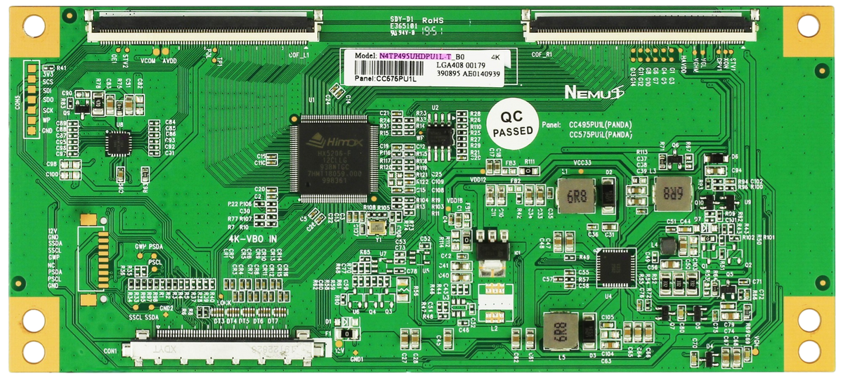 N4TP495UHDPU1L-T RCA T-Con Board, CC495PU1L, RNSMU5836