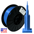 Blue AF Silk PLA 3D Printer Filament, 1.75 mm Diameter, Made in the USA!
